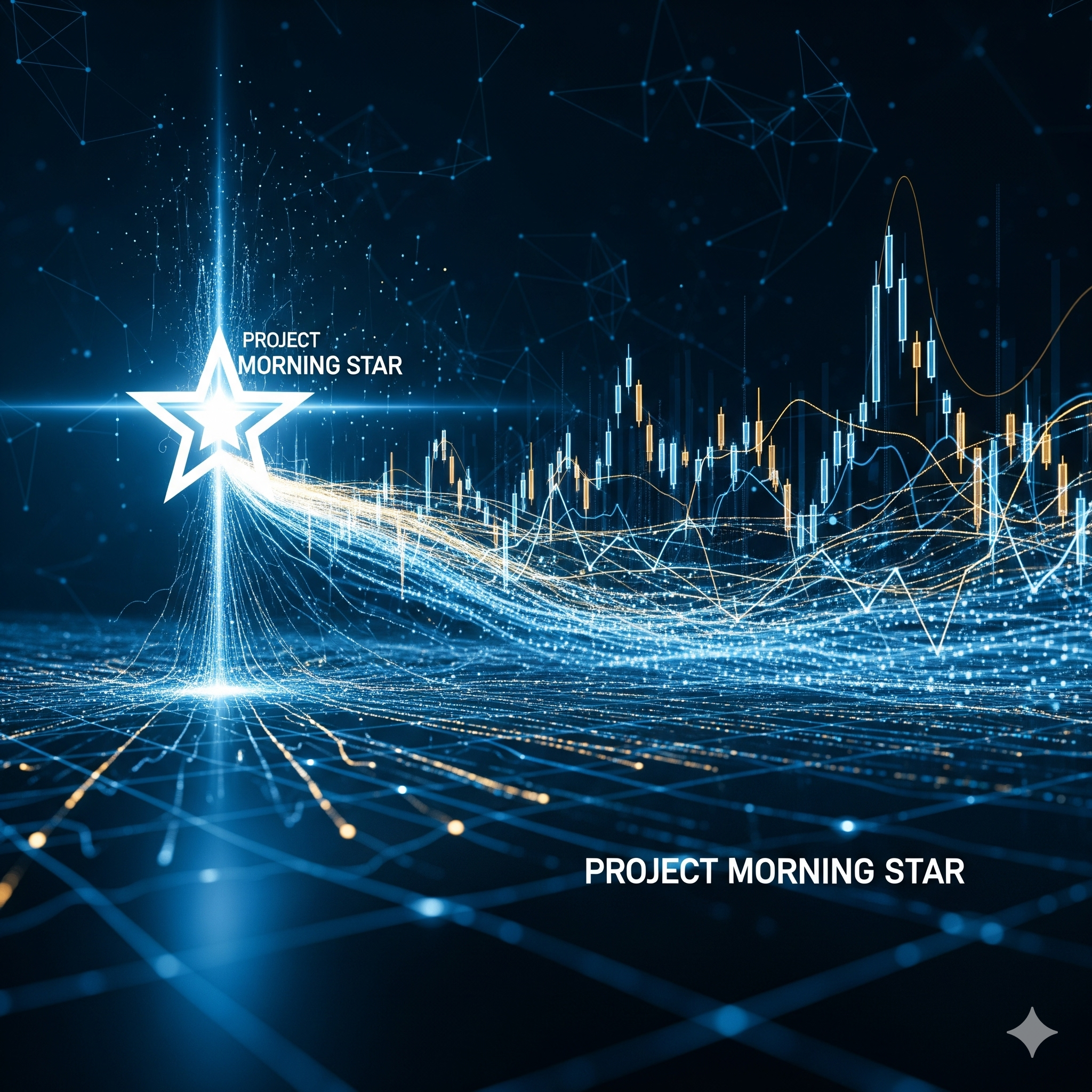 데이터 인텔리전스 추상 그래픽